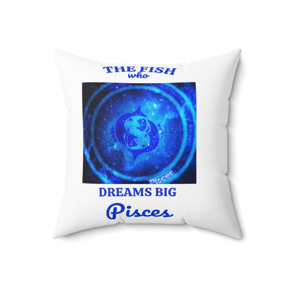 Spun Polyester Square Pillow_Pisces