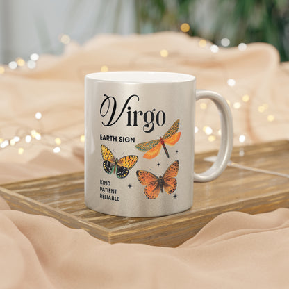 Virgo Metallic Mug (Silver/Gold)
