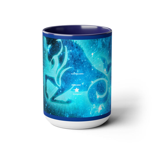 Two-Tone Coffee Mugs, 15oz__CAPRICORN