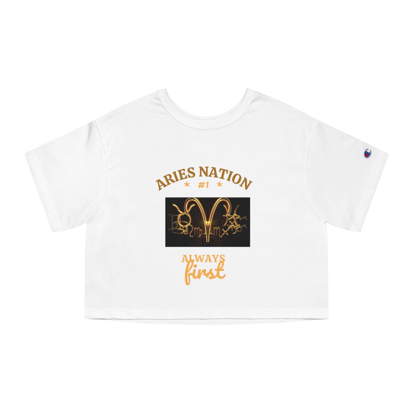 Champion Women's Heritage Cropped T-Shirt__Aries Nation