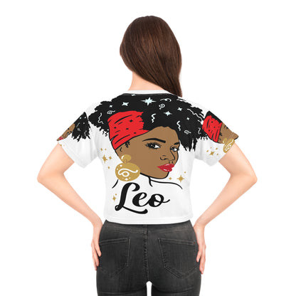 LeoNation Crop Tee - Unique Zodiac Design for Leo Lovers
