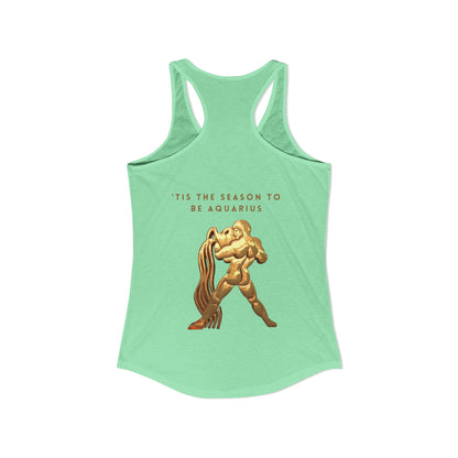 Women's Ideal Racerback Tank___Aquarius/