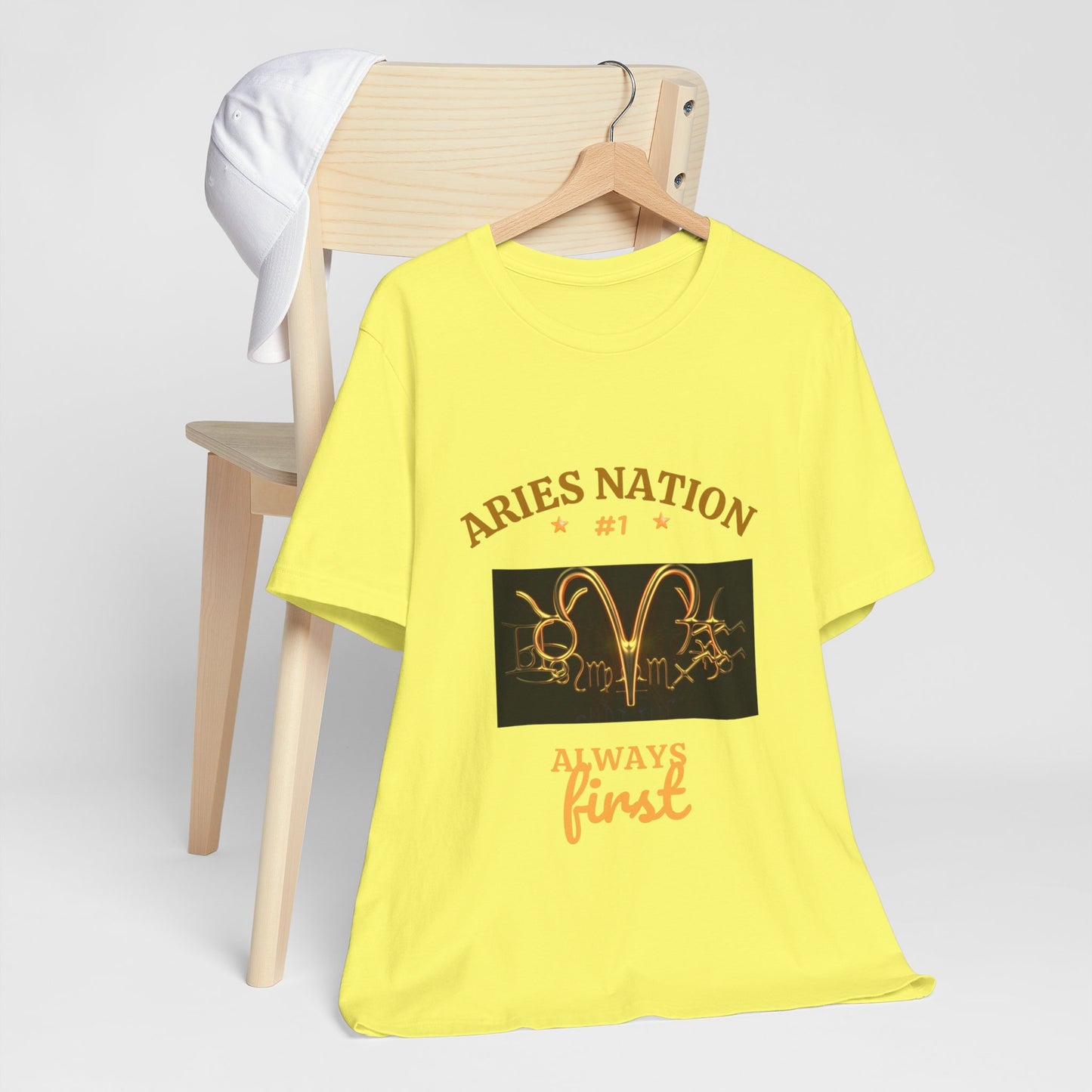 Aries Unisex Astrology Tee_Bella+Canvas