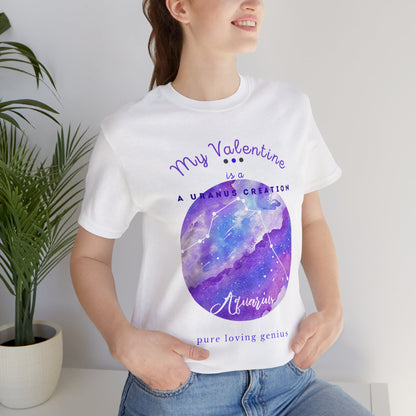 Unisex Jersey Short Sleeve Tee_____Aquarius/Valentine