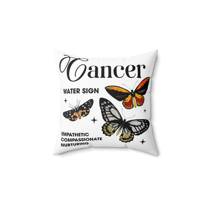 Cancer Zodiac Spun Pillow