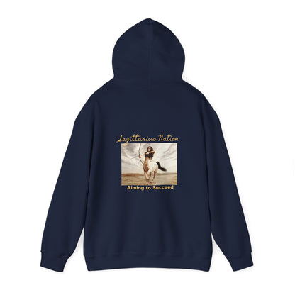 Sagittarius Dark Colors Hooded Sweatshirt