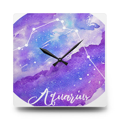 Aquarius Acrylic Wall Clock