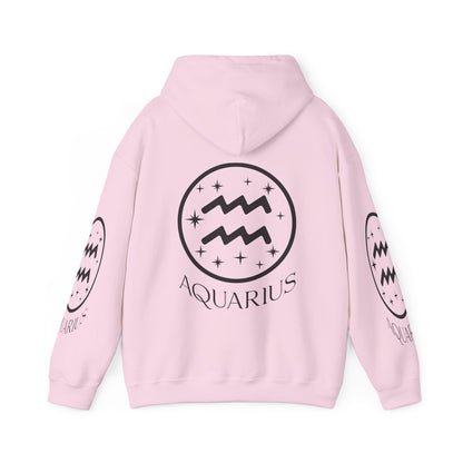 Aquarius Unisex Hooded Sweatshirt_Gildan 18500
