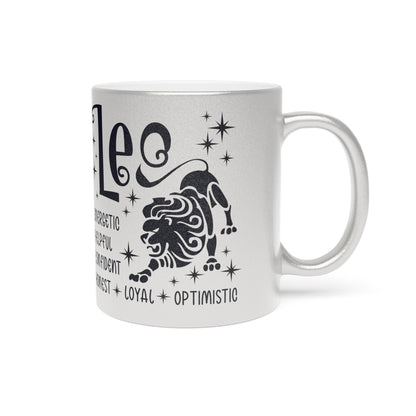 Leo Metallic Mug (Silver/Gold)
