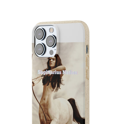 Phone Case - Biodegradable Sagittarius Constellation Design