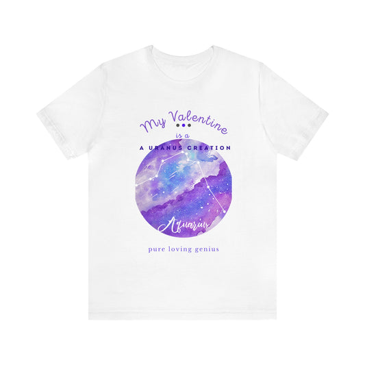 Unisex Jersey Short Sleeve Tee_____Aquarius/Valentine