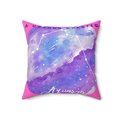 Aquarius Spun Polyester Pillow