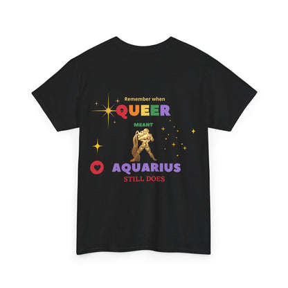 Unisex Heavy Cotton Tee___Aquarius/Pride