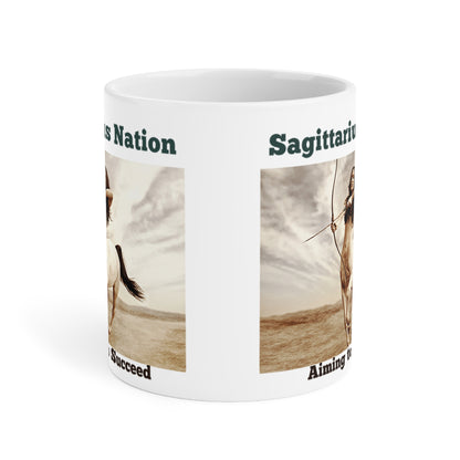 Sagittarius( scratch resistant)  Ceramic Mugs/ White (11oz / 15oz /20oz)