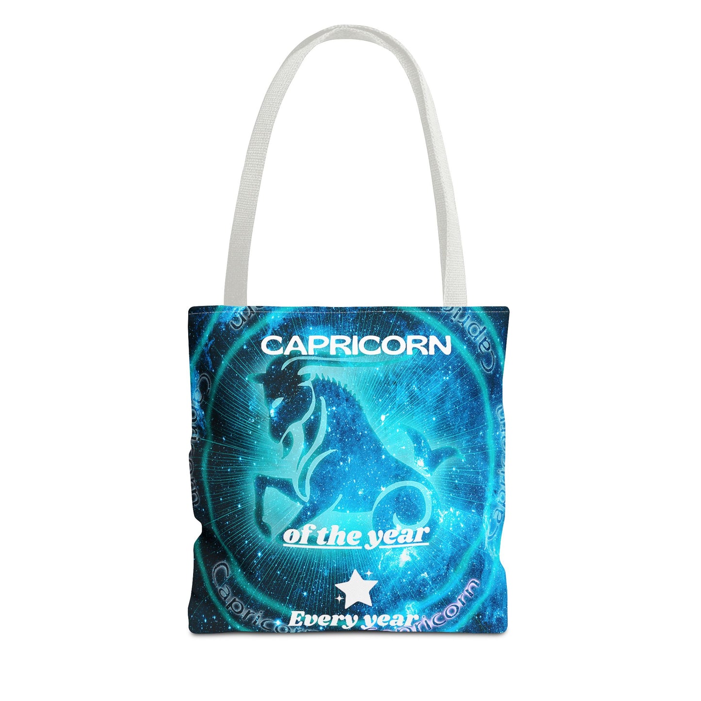 Capricorn Custom Tote Bag with Multiple Handle Colors