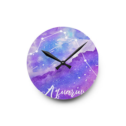 Aquarius Acrylic Wall Clock