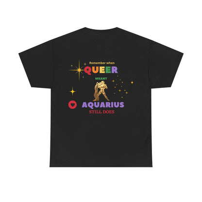 Unisex Heavy Cotton Tee___Aquarius/Pride
