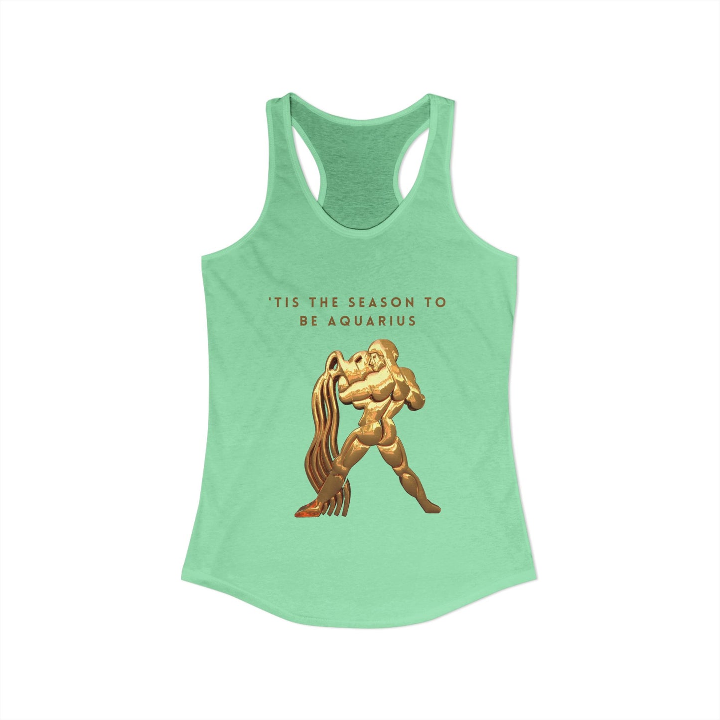 Women's Ideal Racerback Tank___Aquarius/