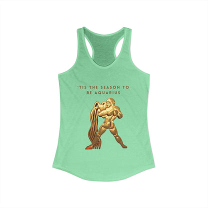 Women's Ideal Racerback Tank___Aquarius/