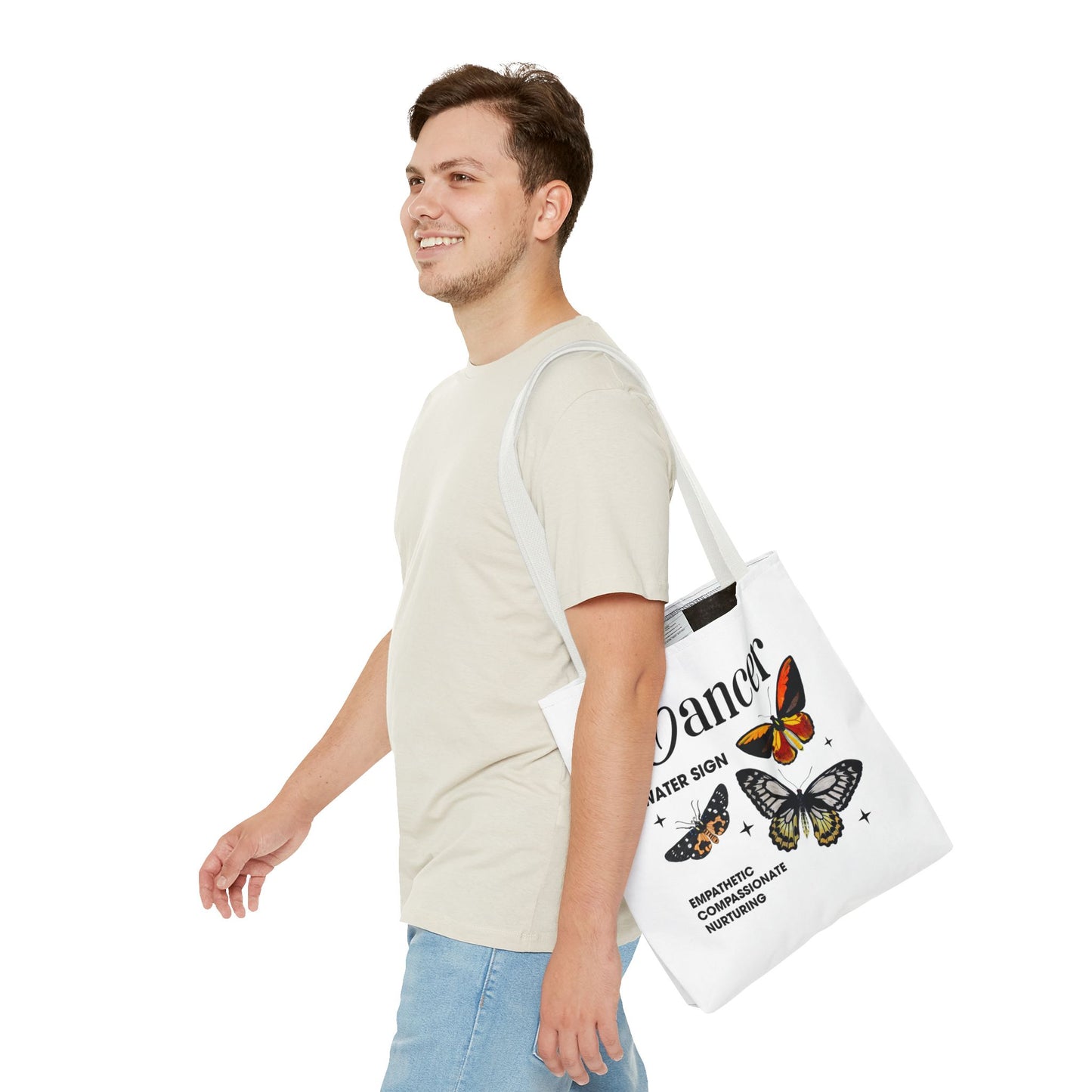 Custom Tote Bag with Multiple Handle Colors