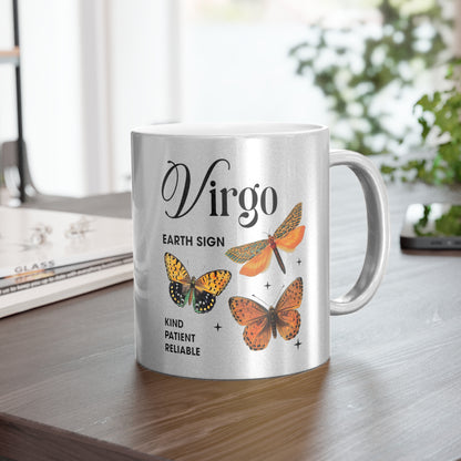 Virgo Metallic Mug (Silver/Gold)