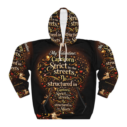 Capricorn Valentine Hoodie — Zodiac Love Pullover *NEW*