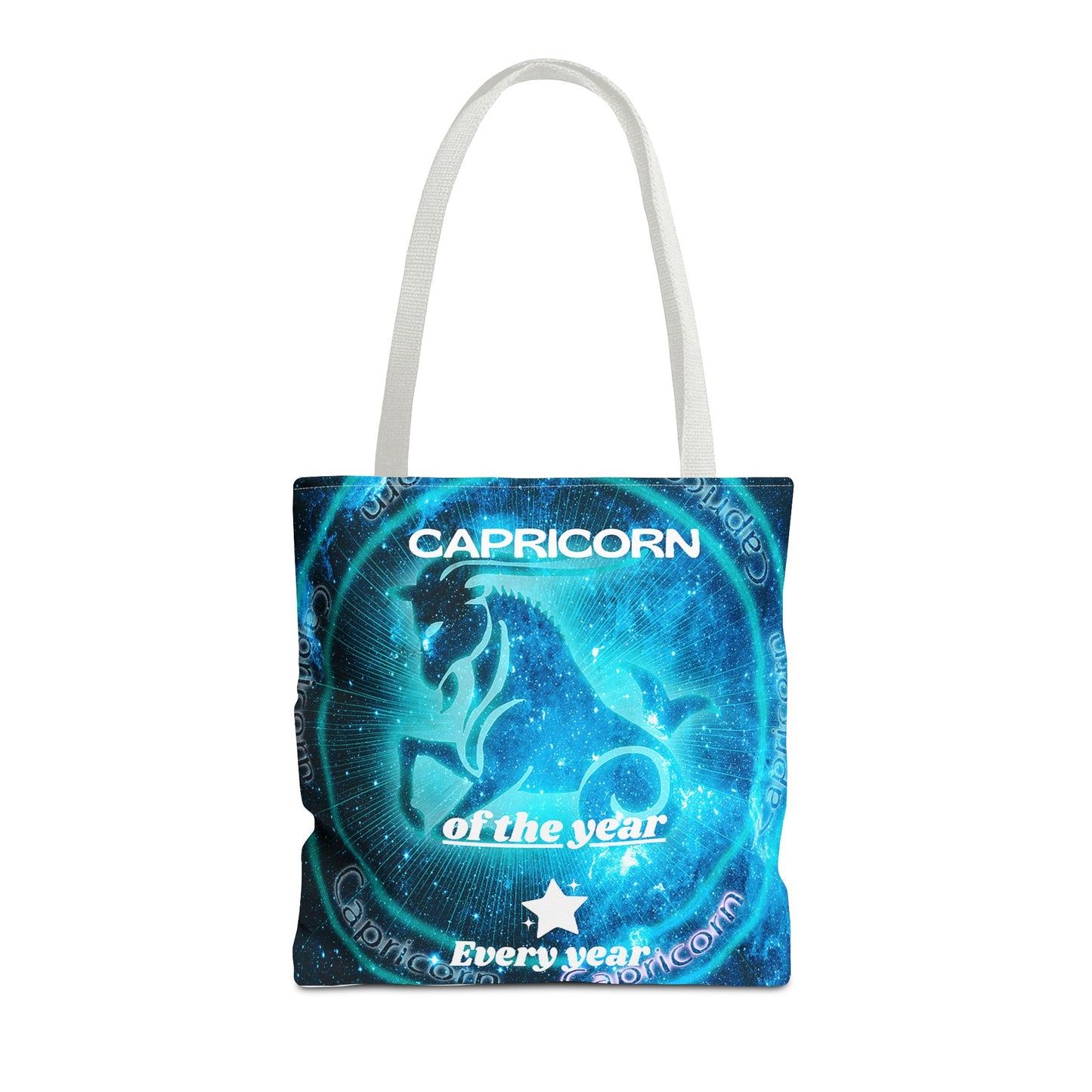 Capricorn Custom Tote Bag with Multiple Handle Colors