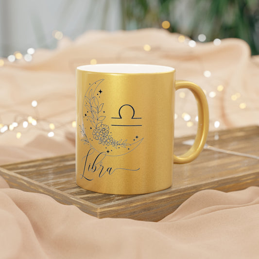 Libra Metallic Mug (Silver/Gold)