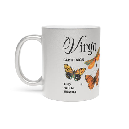 Virgo Metallic Mug (Silver/Gold)