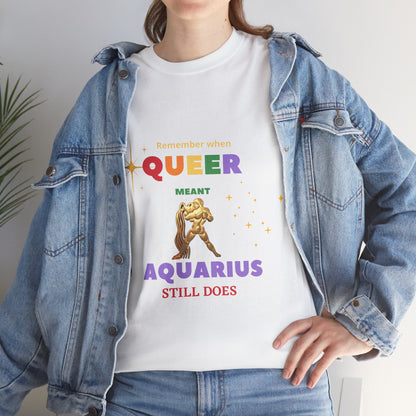 Unisex Heavy Cotton Tee___Aquarius/Pride