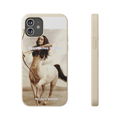 Phone Case - Biodegradable Sagittarius Constellation Design