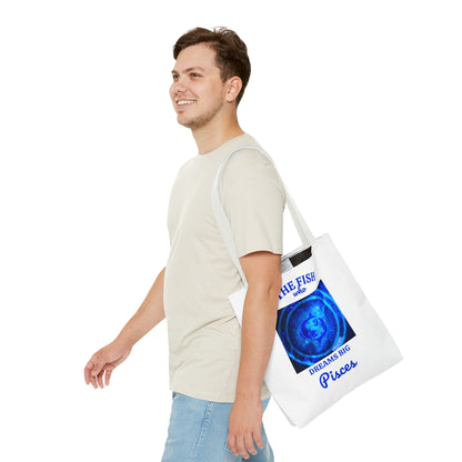 Pisces Custom Tote Bag with Multiple Handle Colors