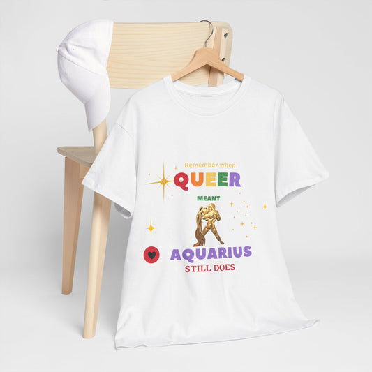Unisex Heavy Cotton Tee___Aquarius/Pride