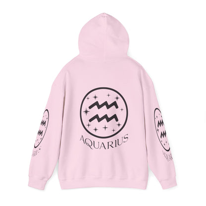 Aquarius Unisex Hooded Sweatshirt_Gildan 18500