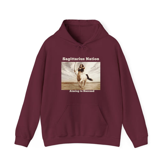 Sagittarius Dark Colors Hooded Sweatshirt