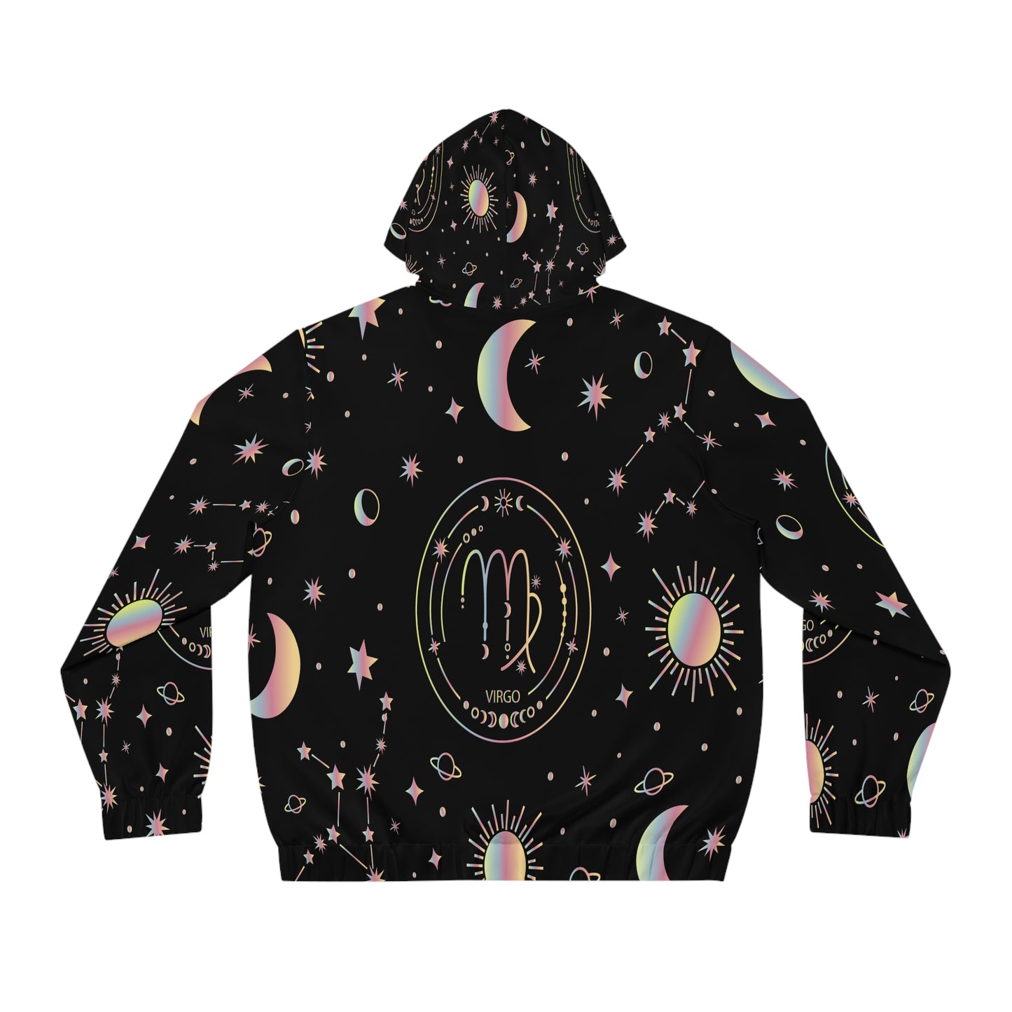 Men's Hoodie - Zip-Up with Two-Side Pockets_VirgoVirgins