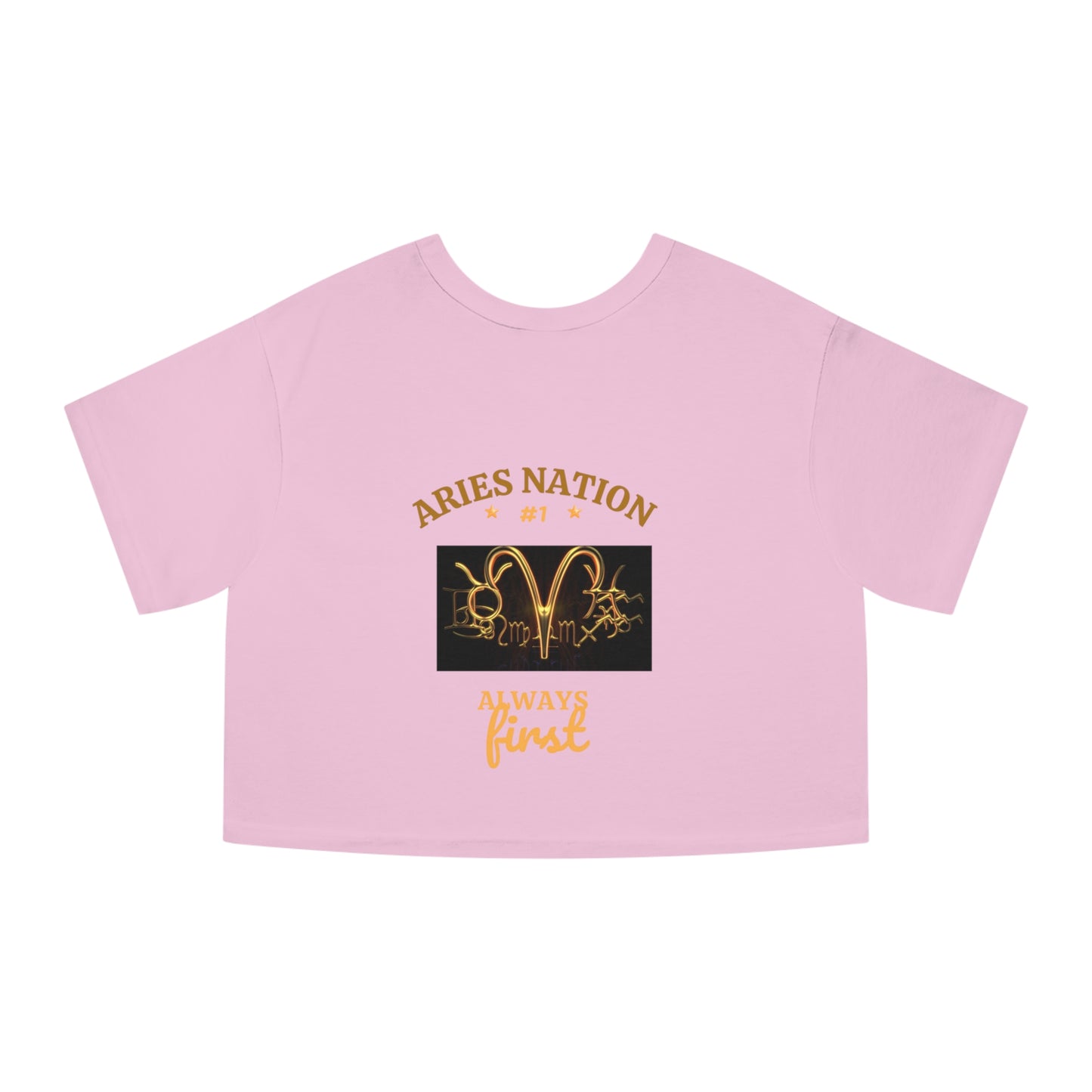 Champion Ladies Heritage Cropped T-Shirt__Aries Nation