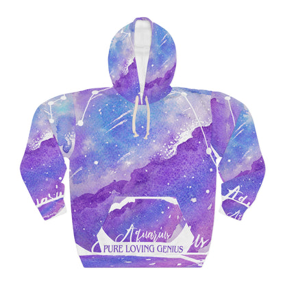 AOP Unisex Pullover Hoodie_Aquarius/Uranus Creation