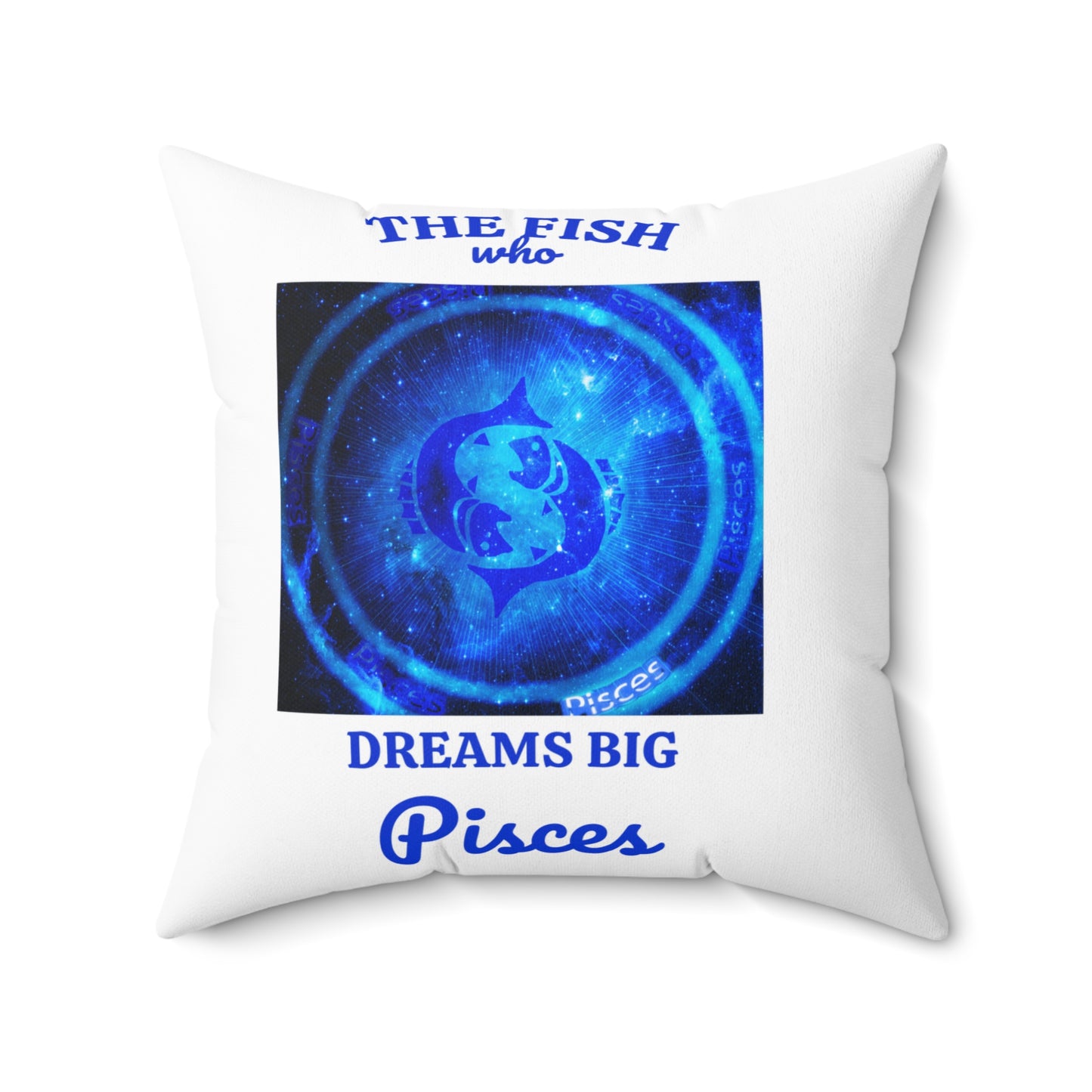 Spun Polyester Square Pillow_Pisces