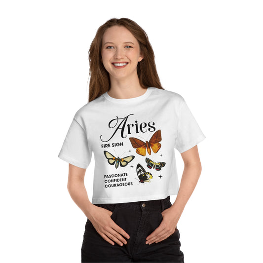Champion Women's Heritage Cropped T-Shirt_Aries
