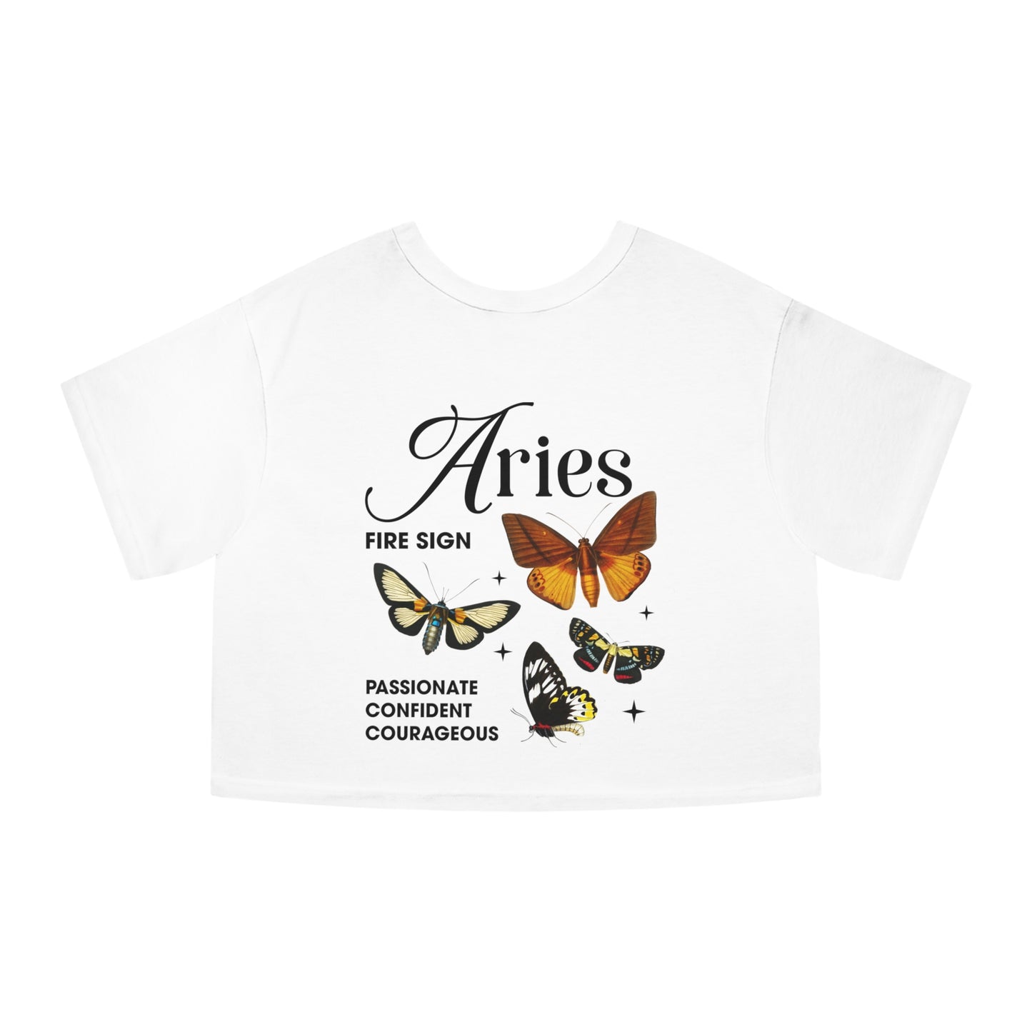 Aries Cropped T-Shirt