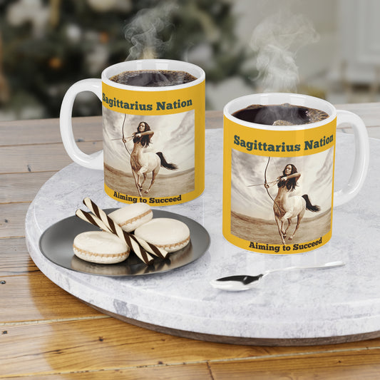 Sagittarius Ceramic Mugs/ Yellow(11oz / 15oz /20oz)