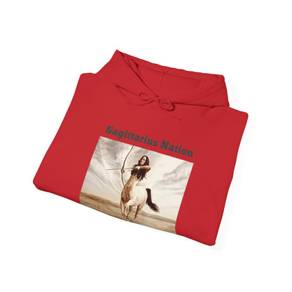 Unisex Heavy Blend™ Hooded Sweatshirt _Sagittarius Nation/Bold Colors