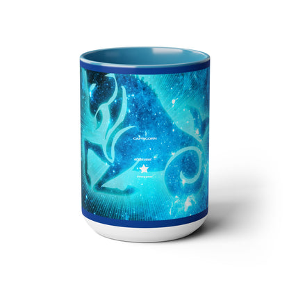 Two-Tone Coffee Mugs, 15oz__CAPRICORN
