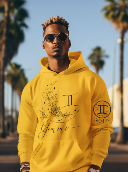 Aquarius Unisex Hooded Sweatshirt_Gildan 18500