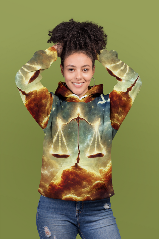 AOP Unisex Pullover Hoodie_Libra