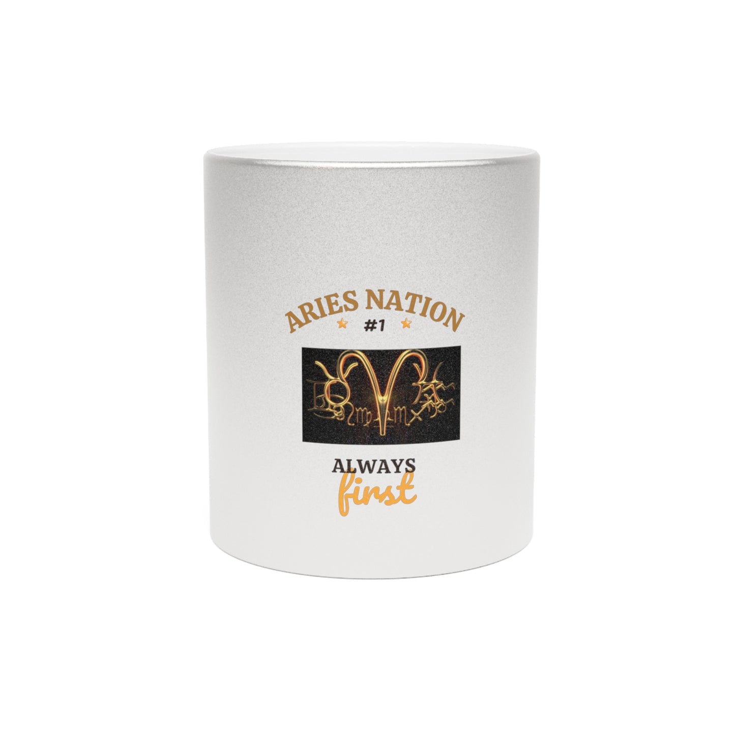 Aries Metallic Mug (Silver/Gold)