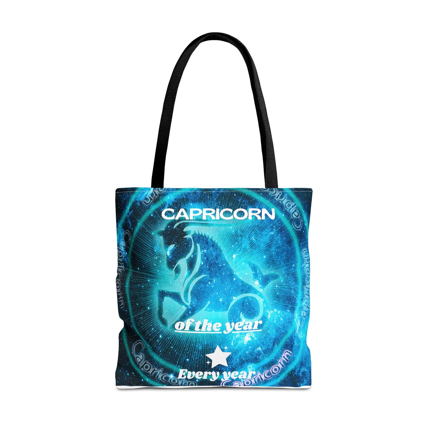 Capricorn Custom Tote Bag with Multiple Handle Colors