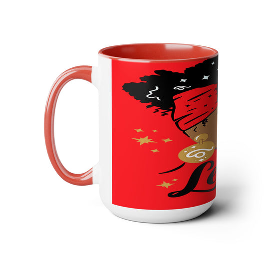 Two-Tone Coffee Mugs, 15oz_LeoNation/Red