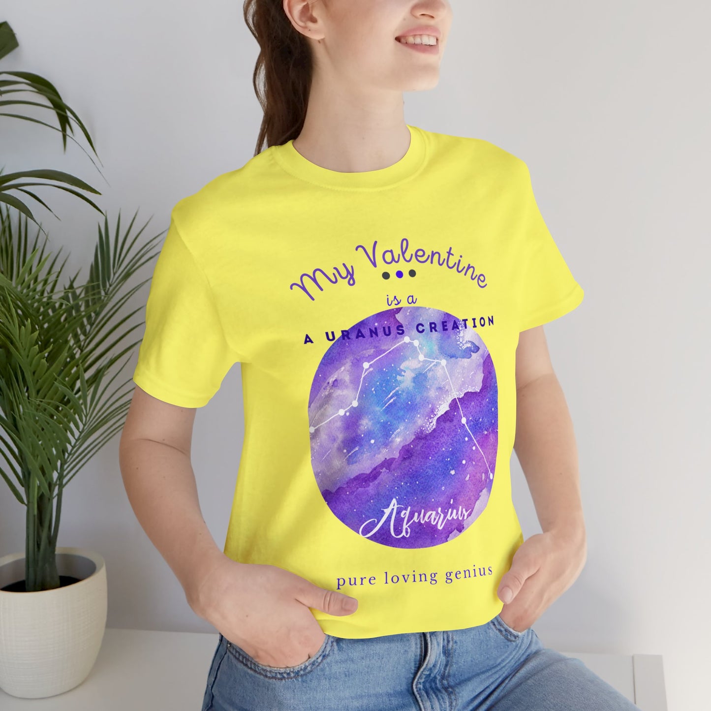 Unisex Jersey Short Sleeve Tee_____Aquarius/Valentine